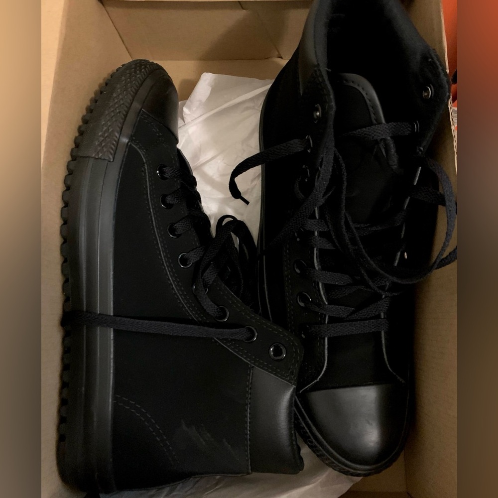 All Black chuck Taylors